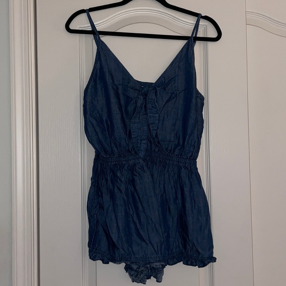Denim Romper